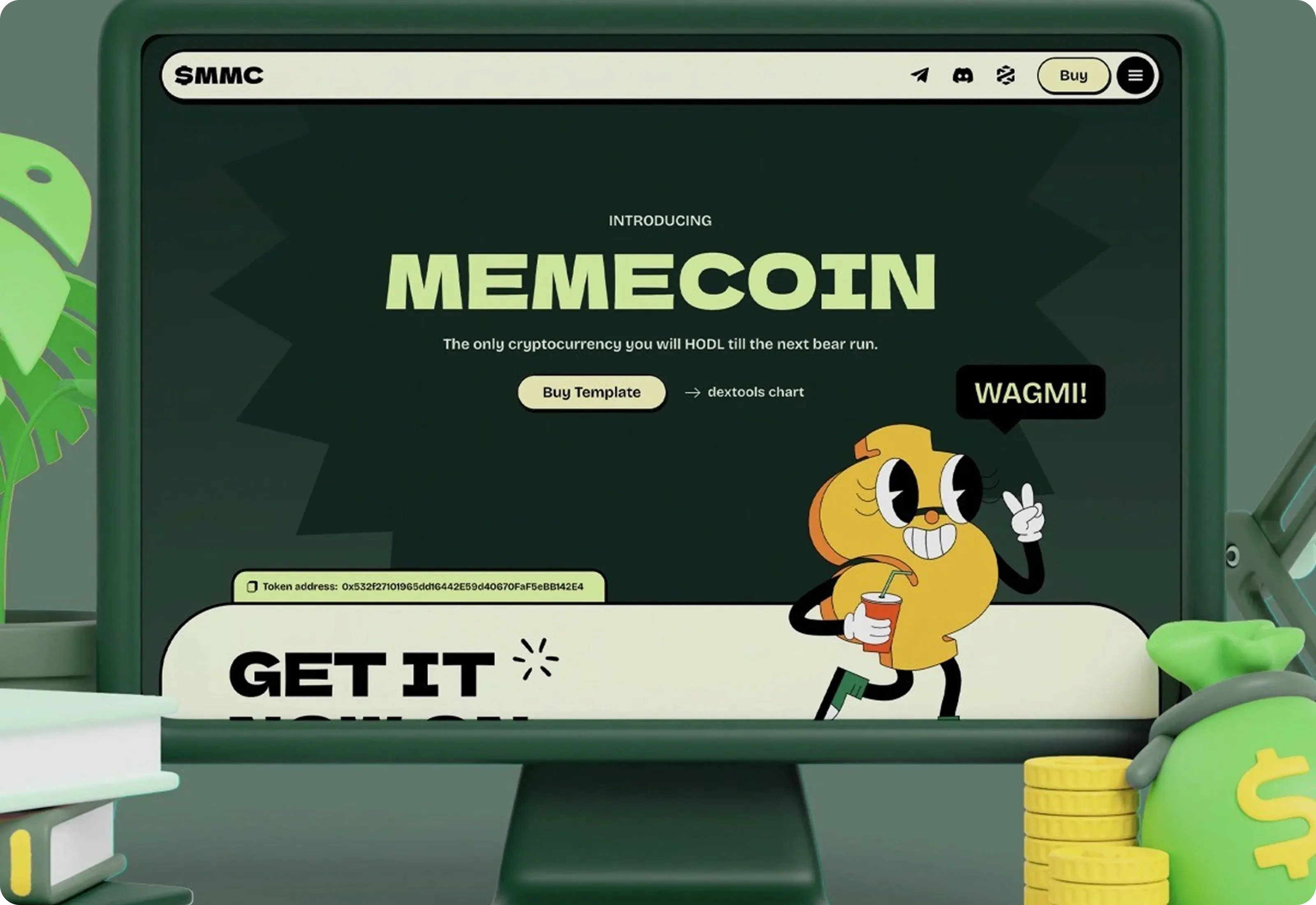 Memecoin — Cryptocurrency Website